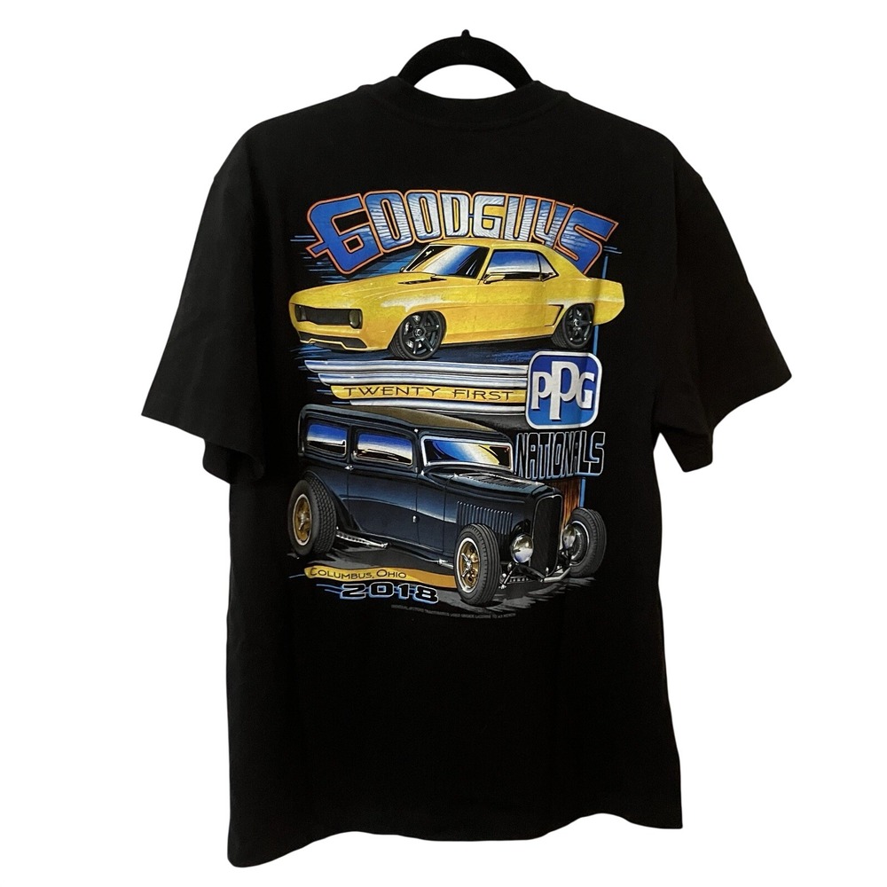 Dickies Henley T-shirt Mens M Good Guys 21st PPG Nationals‎ Racing Car Tee
